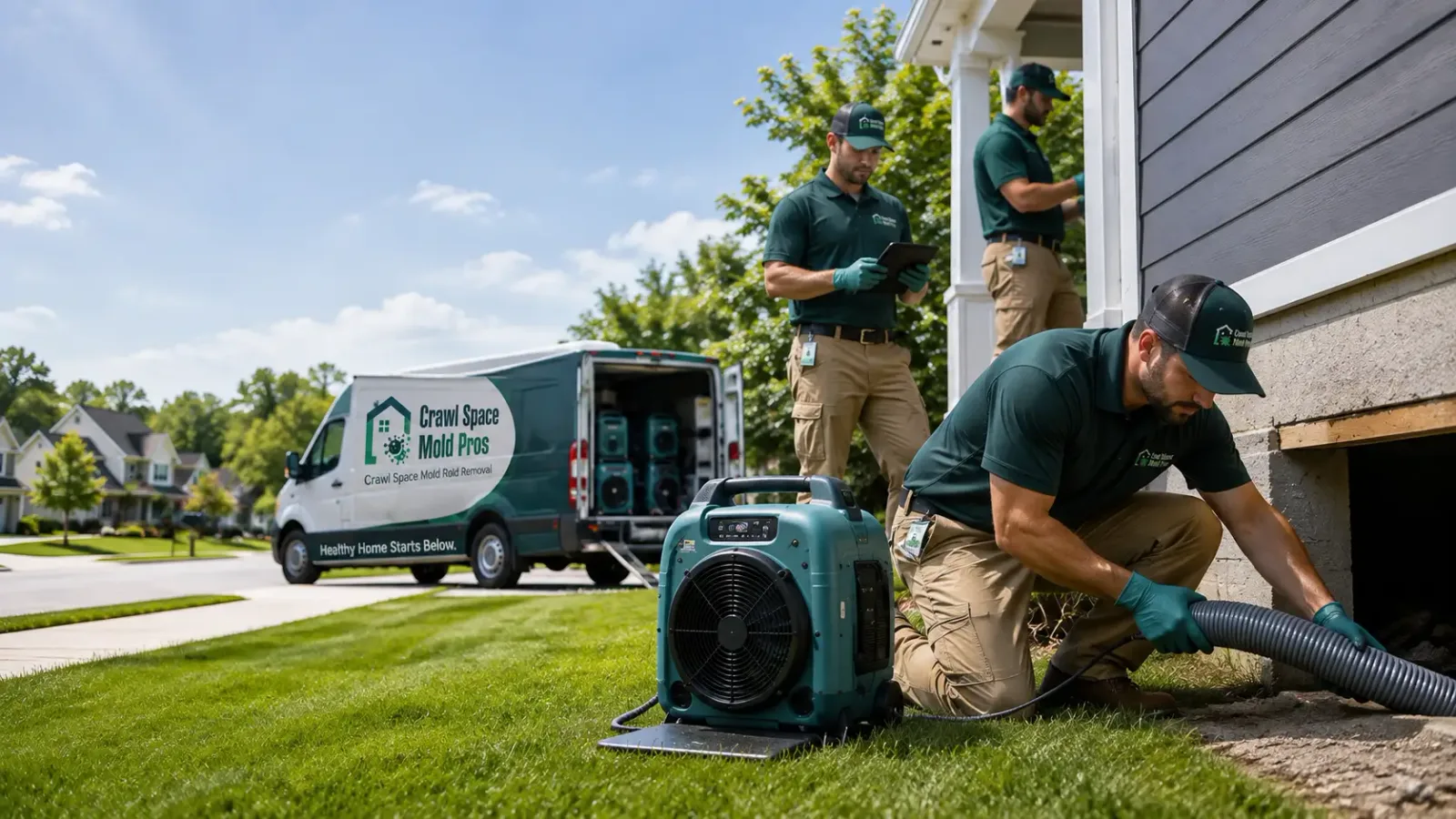 Crawl Space Mold Removal in Lewistown, IL